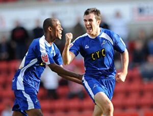 Images Dated 10th October 2009: Millwall's Danny Schofield: The Moment He Scored the Winning Goal Against Swindon Town in Football