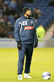 Millwall's Dany N'Guessan at AMEX Stadium: February 14, 2012 - Millwall vs. Brighton and Hove Albion in the Npower Championship
