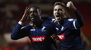Images Dated 7th February 2012: Millwall's Dany N'Guessan Scores the Winner in FA Cup Fourth Round Replay Against Southampton