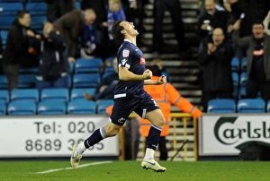 Images Dated 1st November 2011: Millwall's Darius Henderson Nets First Goal Against Coventry City in Npower Championship