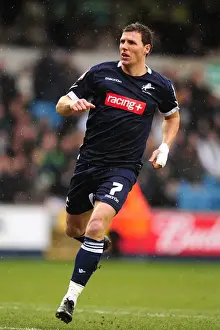 Season 2011-12 Prints: Millwall's Darius Henderson Scores Dramatic FA Cup Goal Against Bolton Wanderers at The Den (February 18)