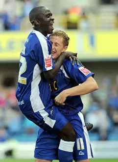 Previous Season Prints: Millwall's David Martin Scores the Winning Goal Against Oldham Athletic in Coca-Cola Football League One