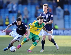 Millwall's Defensive Duo: Williams and Woolford Thwart Norwich City in The Den (Millwall v Norwich City, Sky Bet Championship)