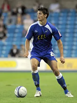 Millwall's George Friend in Action vs Oldham Athletic (Football League One, August 18, 2009)