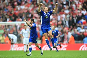 Millwall V Swindon League One Play-off Final Prints: Millwall's Glory: Thrilling Play-Off Final Victory over Swindon Town at Wembley