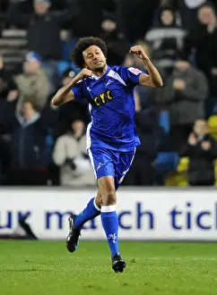 Millwall's Jason Price Celebrates Second Goal Against AFC Wimbledon in FA Cup First Round at The New Den