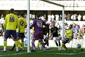 Millwall's Kevin Lisbie Scores the Winning Goal Against Cardiff City in Npower Championship Match at The New Den (19-03-2011)