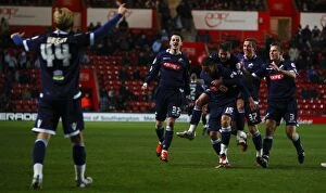 Images Dated 7th February 2012: Millwall's Late Drama: Liam Feeny Scores FA Cup Winner Against Southampton