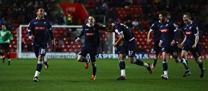 FA Cup - Round 4 Replay, 07-02-2012 v Southampton, St Mary's Stadium Collection: Millwall's Late Victory: Liam Feeny Scores FA Cup Upset Against Southampton