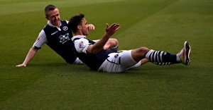 Sky Bet League One Prints: Millwall's Lee Gregory Scores First Goal in Dramatic Sky Bet League One Play-Off Semi-Final Against Bradford City