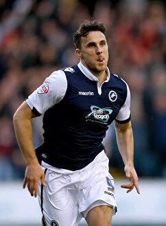 Images Dated 20th May 2016: Millwall's Lee Gregory Scores First Goal in Millwall vs Bradford City Sky Bet League One Play-Off