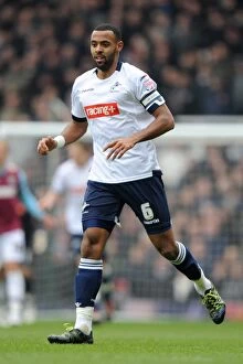 Images Dated 4th February 2012: Millwall's Liam Trotter Faces Off Against West Ham United at Upton Park (February 4, 2012)