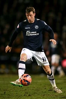 Images Dated 14th January 2015: Millwall's Martyn Woolford in FA Cup Third Round Replay Action at Bradford City's Valley Parade