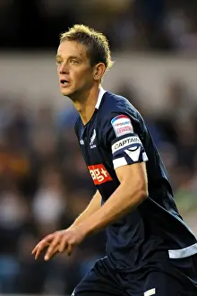 Previous Season Prints: Millwall's Paul Robinson in Action Against Peterborough United