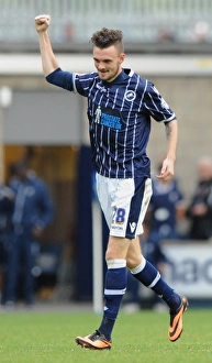 Millwall's Scott Malone Scores Second Goal Against Leeds United in Sky Bet Championship Match at The New Den