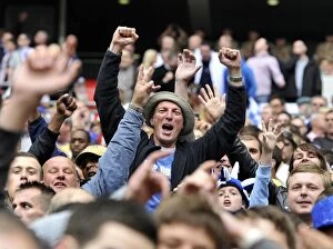 Millwall's Sea of Lions: Play-Off Final at Wembley Against Swindon Town (Millwall Fans)