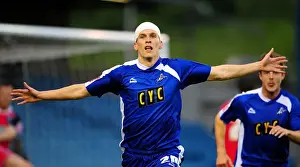 2010 Play-off Semi Final Prints: Millwall's Steve Morison: First Goal in Play-Off Semi-Final vs