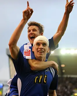 Millwall's Steve Morison Scores First Goal in Intense Play-Off Semi-Final against Huddersfield Town (Coca-Cola Football League One, 2010)