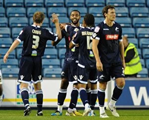 17-08-2011 v Peterborough United, The Den Collection: Millwall's Thrilling First Goal vs. Peterborough United in Championship Match (17-08-2011)