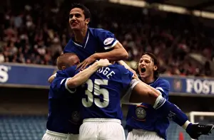 Millwall's Tim Cahill Celebrates Opening Goal Against Nottingham Forest in Nationwide League Division One