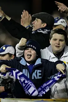 2010-11 Season Prints: Millwall's Triumph: Celebrating a Win Against Queens Park Rangers in the Npower Championship (08-03-2011)