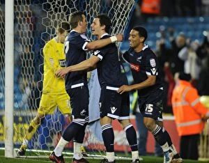 Images Dated 17th January 2012: Millwall's Unstoppable Fourth Goal Blitz: Darius Henderson's Hat-Trick Celebration