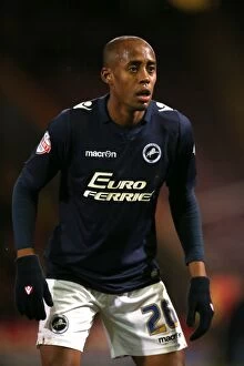 Images Dated 14th January 2015: Nadjim Abdou of Millwall in FA Cup Third Round Replay Action at Bradford City's Valley Parade