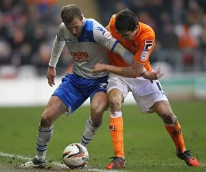 Images Dated 9th February 2013: npower Football League Championship - Blackpool v Millwall - Bloomfield Road