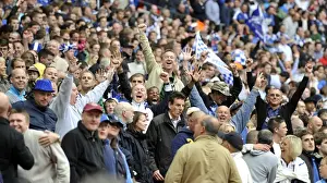 Sea of Lions: Millwall Fans Roar at Wembley during the Millwall vs Swindon Town Play-Off Final