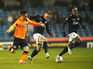 Sky Bet Championship Gallery: Sky Bet Championship - Millwall v Brighton and Hove Albion - The Den