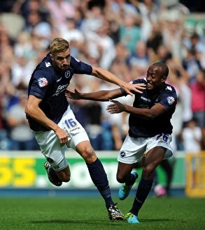 Images Dated 9th August 2014: Sky Bet Championship - Millwall v Leeds United - The New Den